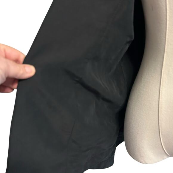 Calvin Klein Jeans Size XL Black Blazer Bolero Jacket Short Pockets Open Front - Picture 6 of 11